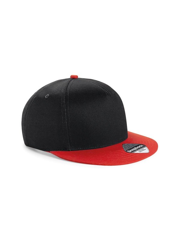 black/bright red